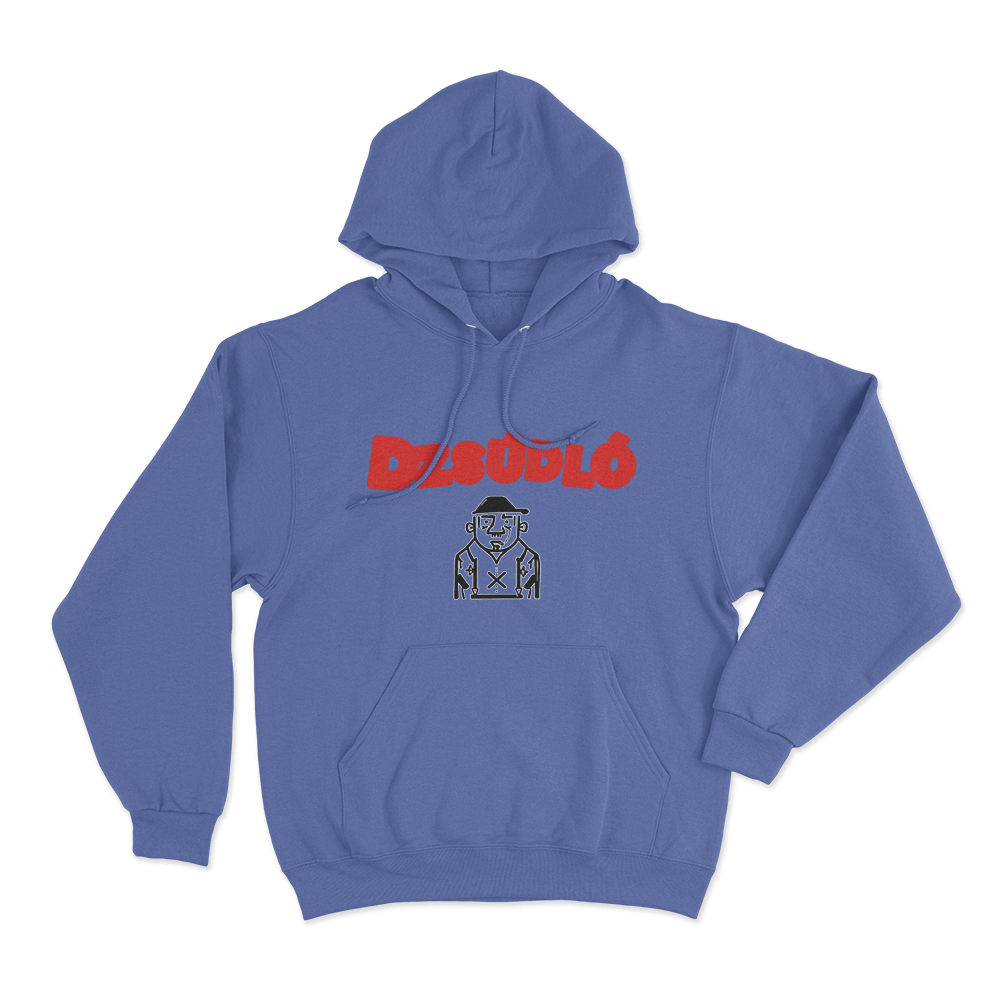 Dzsúdló Cartoon Character Unisex Hoodie Blue Dzsudlo Cartoon Character Unisex Hoodie Blue