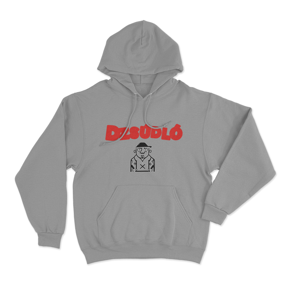 Dzsúdló Cartoon Character Unisex Hoodie Grey Dzsudlo Cartoon Character Unisex Hoodie Grey