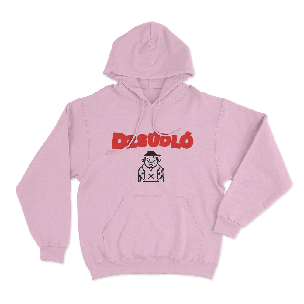 Dzsúdló Cartoon Character Unisex Hoodie Pink Dzsudlo Cartoon Character Unisex Hoodie Pink