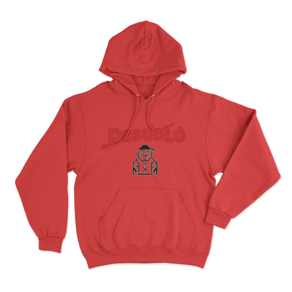Dzsúdló Cartoon Character Unisex Hoodie Red Dzsudlo Cartoon Character Unisex Hoodie Red