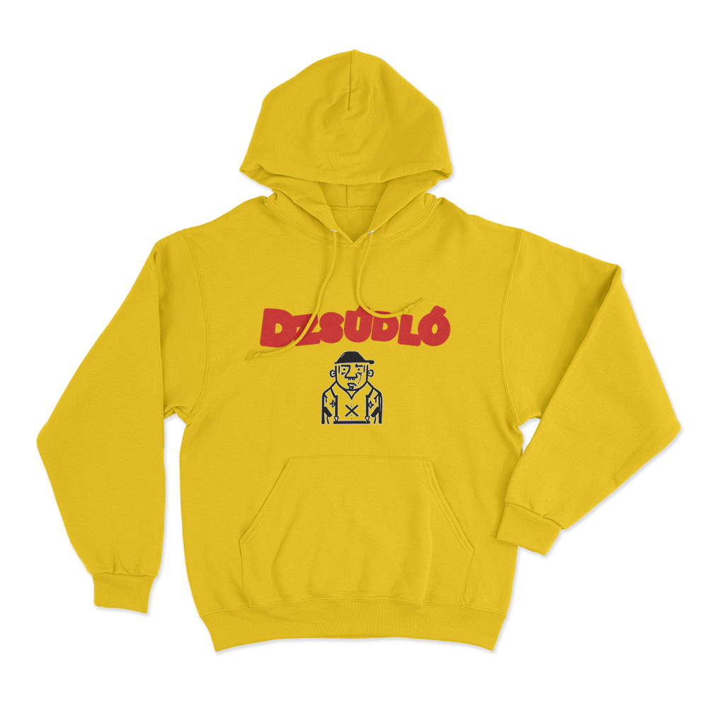 Dzsúdló Cartoon Character Unisex Hoodie Yellow Dzsudlo Cartoon Character Unisex Hoodie Yellow