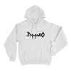 Dzsudlo Signature Logo Unisex Hoodie White